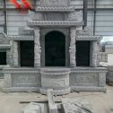 新疆 芝麻灰高档墓碑，土墓，可定制