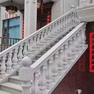 新疆 天然石材 阳台庭院护栏、栏杆