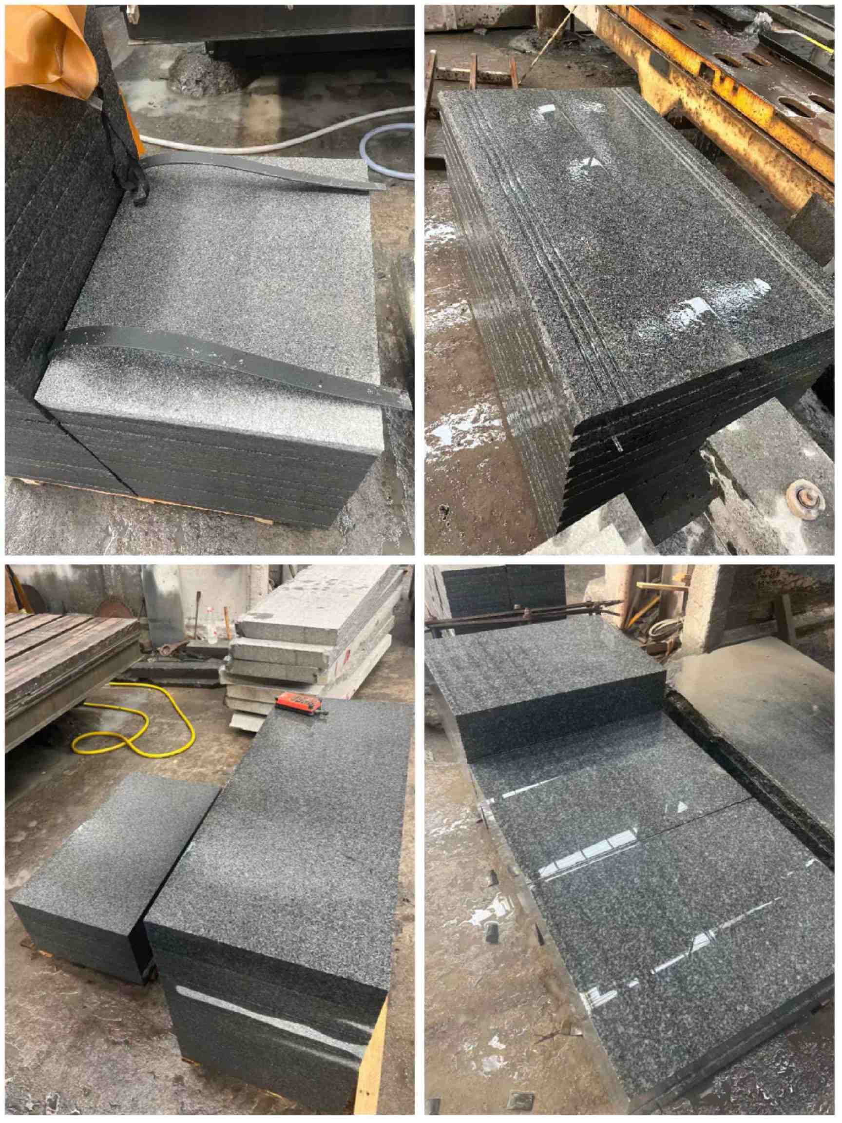 新疆 芝麻黑地铺石材