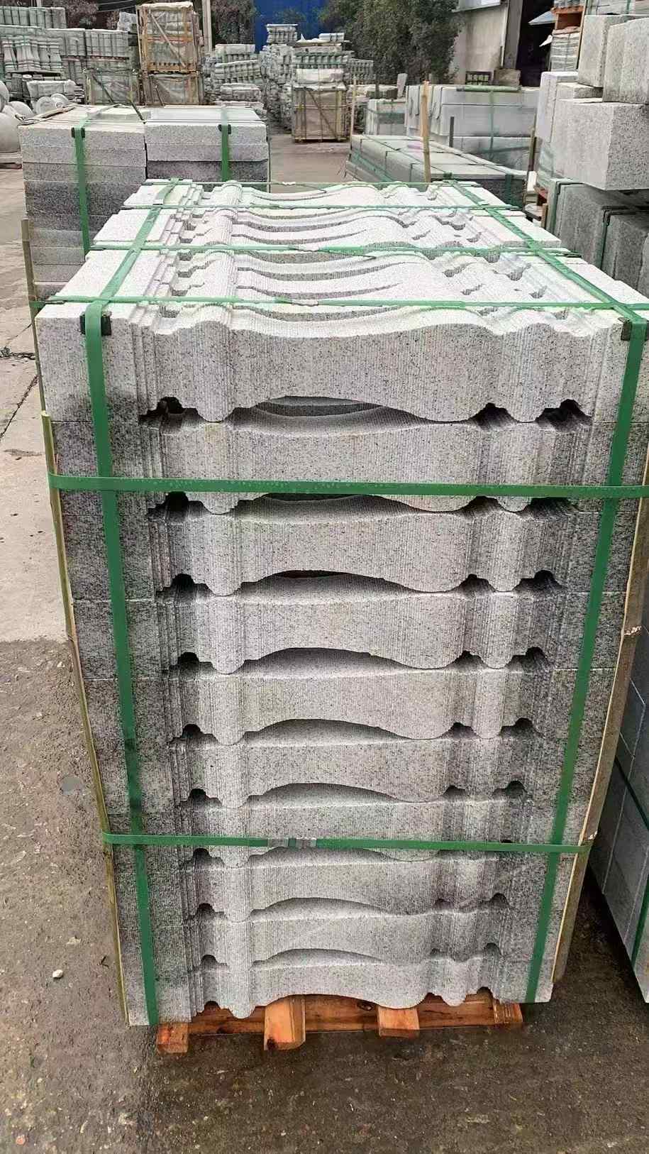 新疆 芝麻白方形拉丝面，栏杆花瓶柱