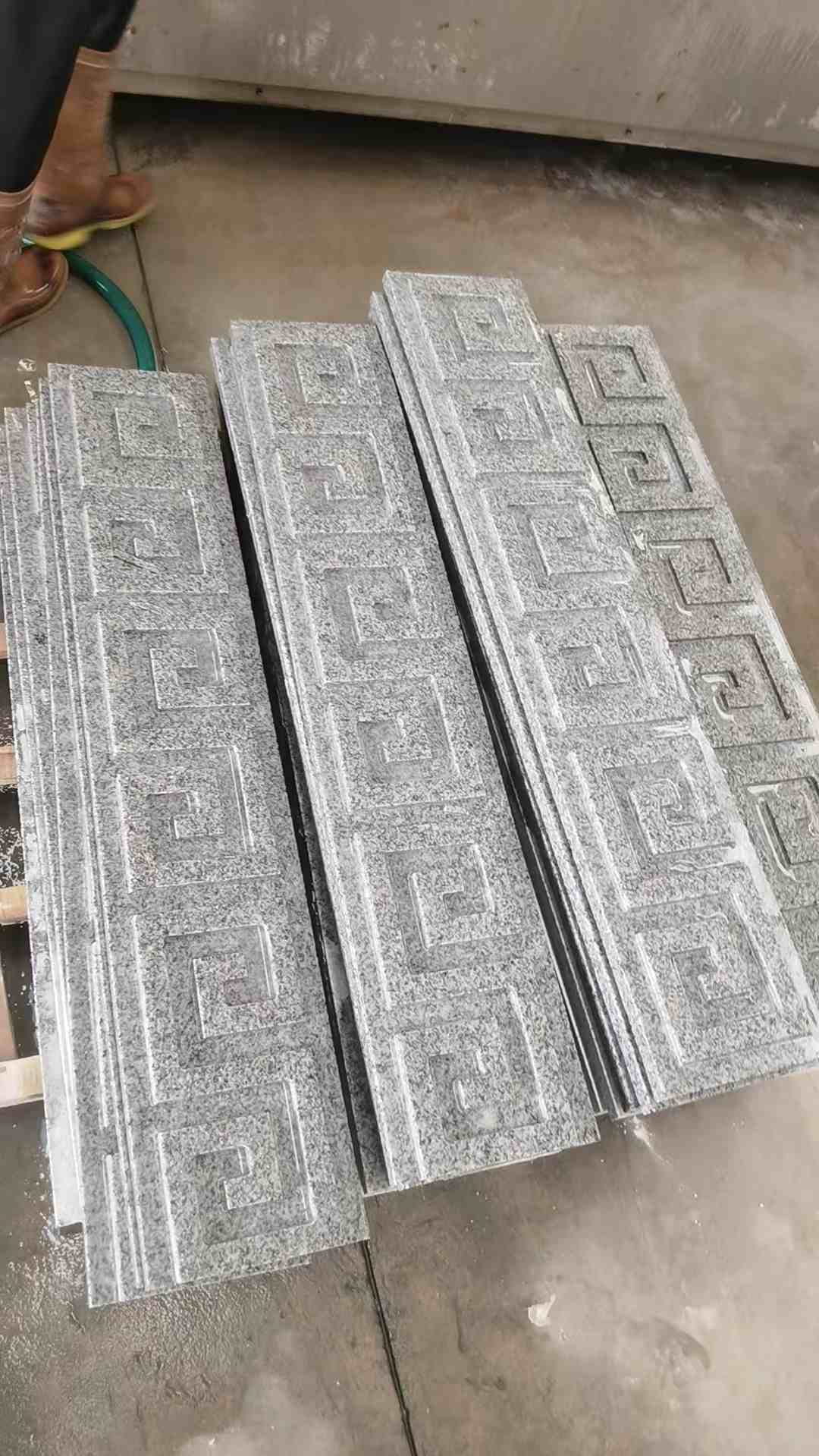 新疆 别墅回纹线条，雕刻