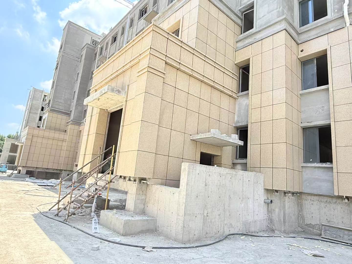 新疆 黄金麻干挂，工地实拍