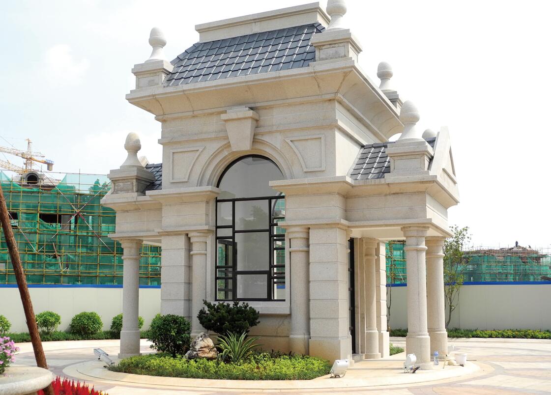 新疆花岗岩在建筑外墙的应用